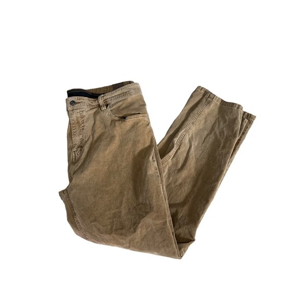 Prana men’s size 40x32 slim fit brown fine wale corduroy jeans FLAW - Picture 5 of 12